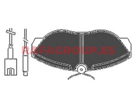 RG6433 - Pastillas de freno